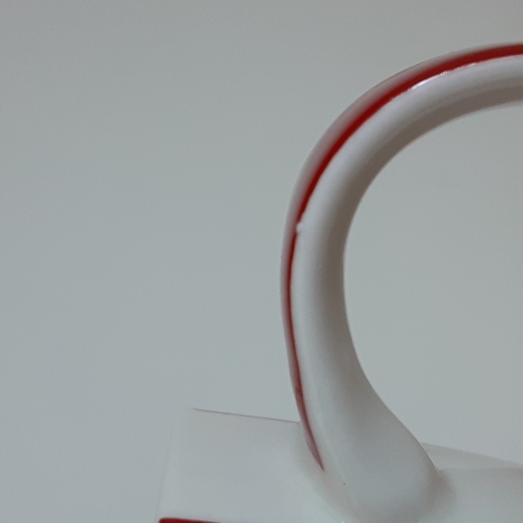 Whimsical Owls Cup Mug 10 oz Red Background Star Pattern on Handle - Picture 7 of 7